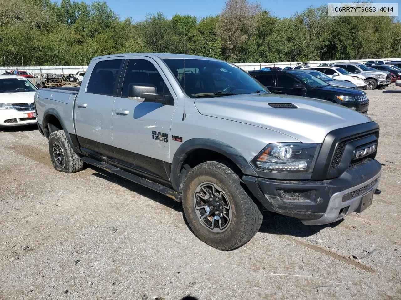 2016 Ram 1500 Rebel VIN: 1C6RR7YT9GS314014 Lot: 72958854