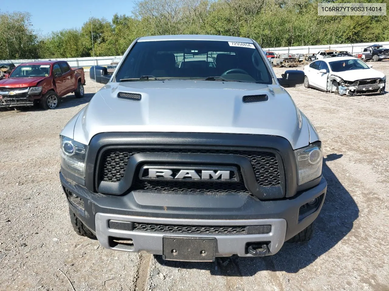 2016 Ram 1500 Rebel VIN: 1C6RR7YT9GS314014 Lot: 72958854