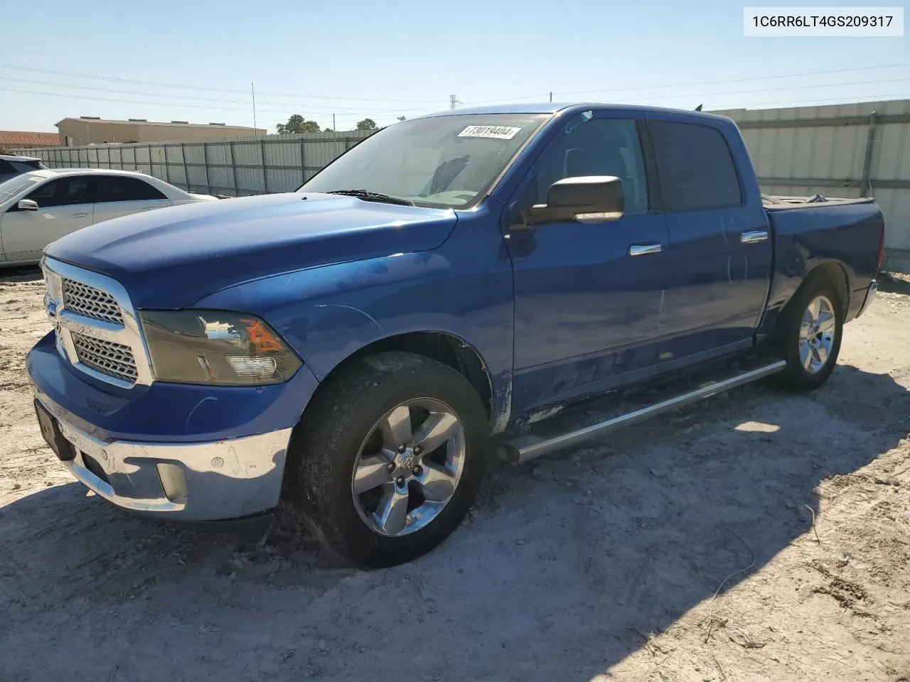 2016 Ram 1500 Slt VIN: 1C6RR6LT4GS209317 Lot: 73019404