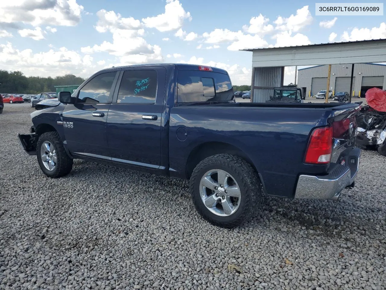 2016 Ram 1500 Slt VIN: 3C6RR7LT6GG169089 Lot: 73130384