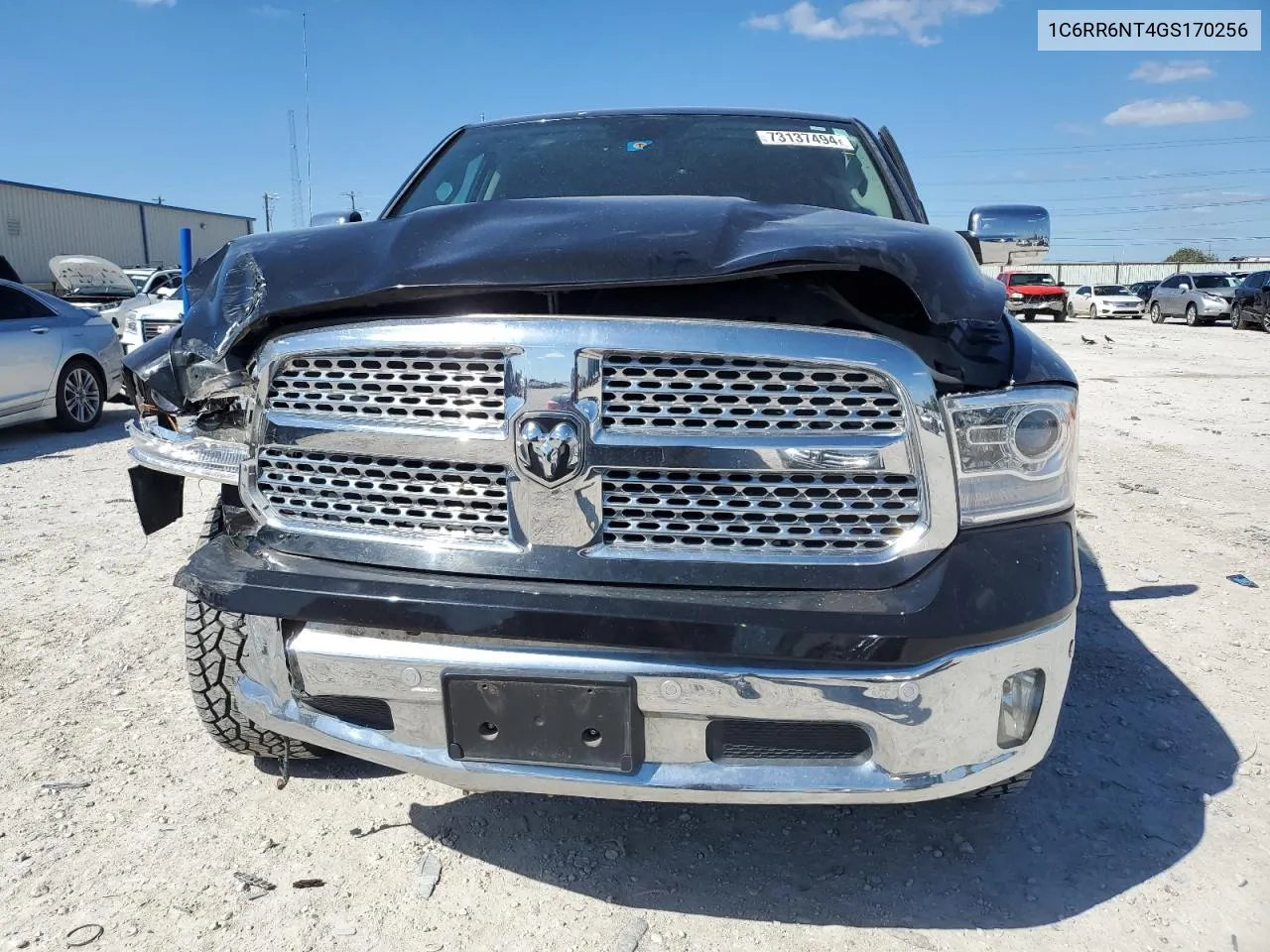 2016 Ram 1500 Laramie VIN: 1C6RR6NT4GS170256 Lot: 73137494