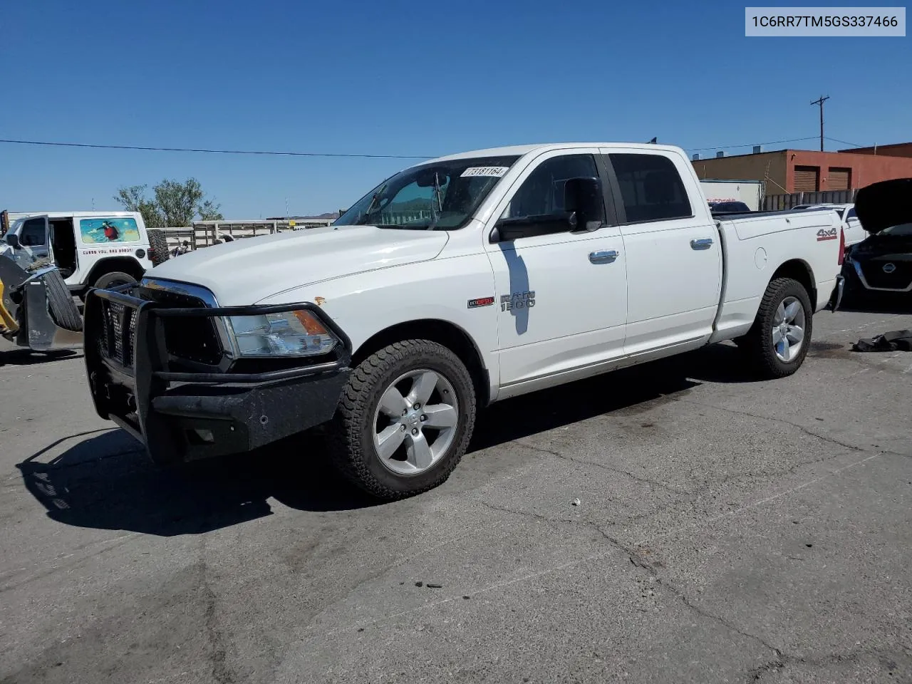 2016 Ram 1500 Slt VIN: 1C6RR7TM5GS337466 Lot: 73181164