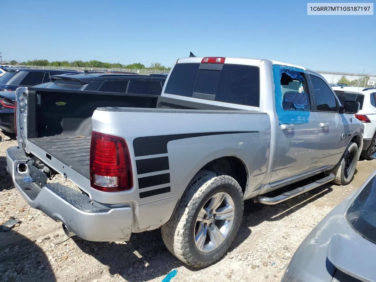 2016 Ram 1500 Sport VIN: 1C6RR7MT1GS187197 Lot: 73186254