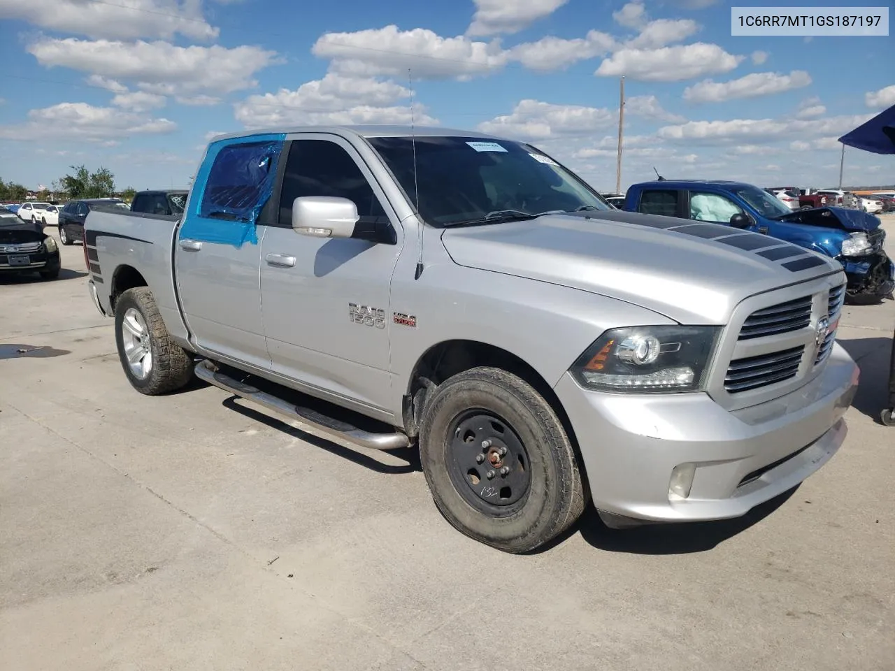 2016 Ram 1500 Sport VIN: 1C6RR7MT1GS187197 Lot: 73186254