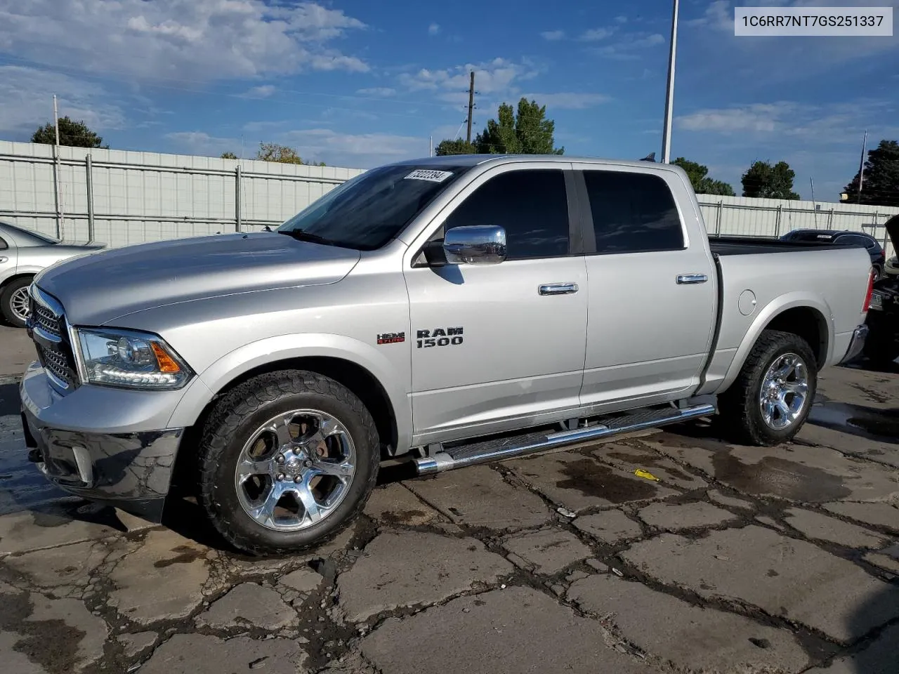 2016 Ram 1500 Laramie VIN: 1C6RR7NT7GS251337 Lot: 73222394