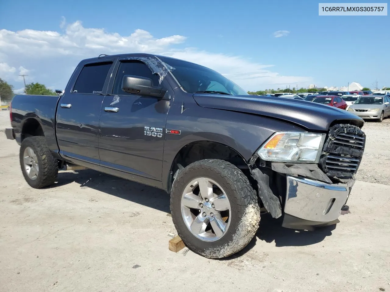 2016 Ram 1500 Slt VIN: 1C6RR7LMXGS305757 Lot: 73337904