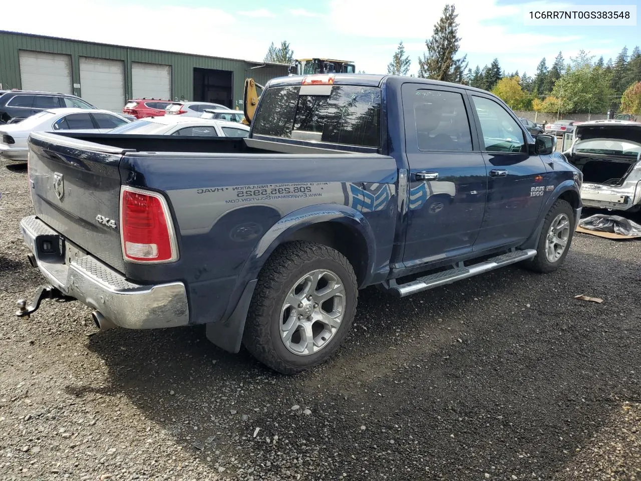 2016 Ram 1500 Laramie VIN: 1C6RR7NT0GS383548 Lot: 73338284