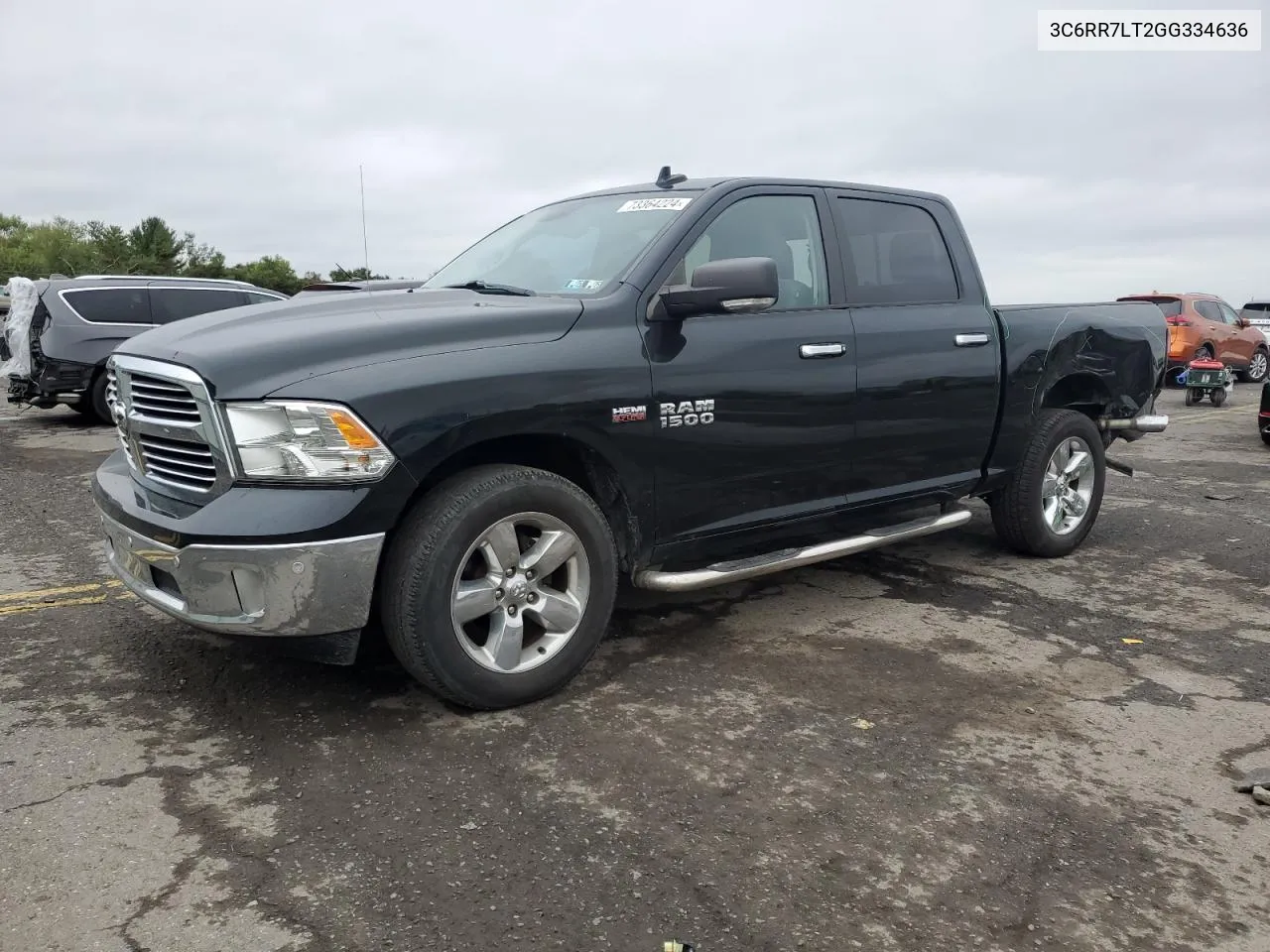 2016 Ram 1500 Slt VIN: 3C6RR7LT2GG334636 Lot: 73364224