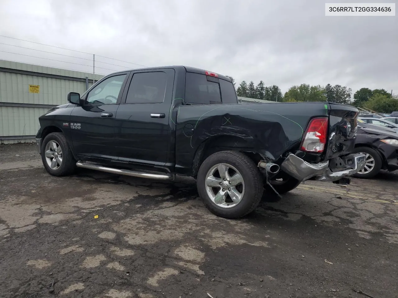 2016 Ram 1500 Slt VIN: 3C6RR7LT2GG334636 Lot: 73364224