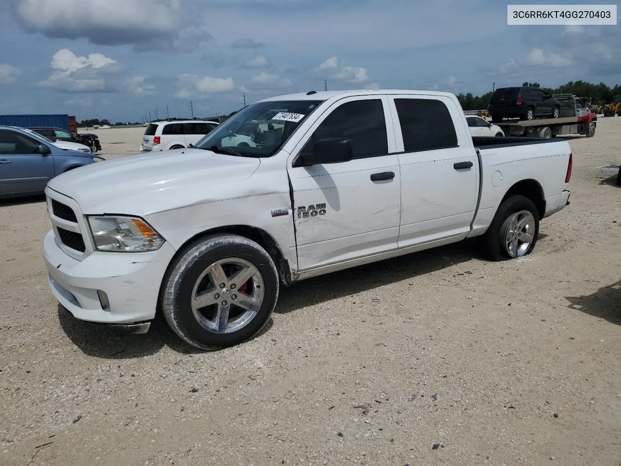 2016 Ram 1500 St VIN: 3C6RR6KT4GG270403 Lot: 73407634