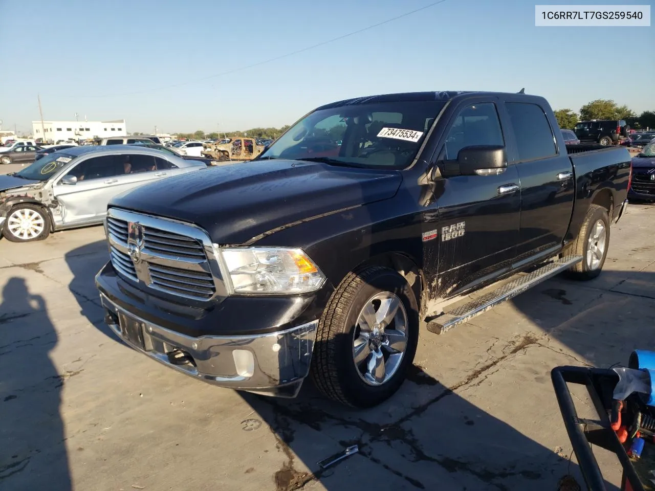 2016 Ram 1500 Slt VIN: 1C6RR7LT7GS259540 Lot: 73475534