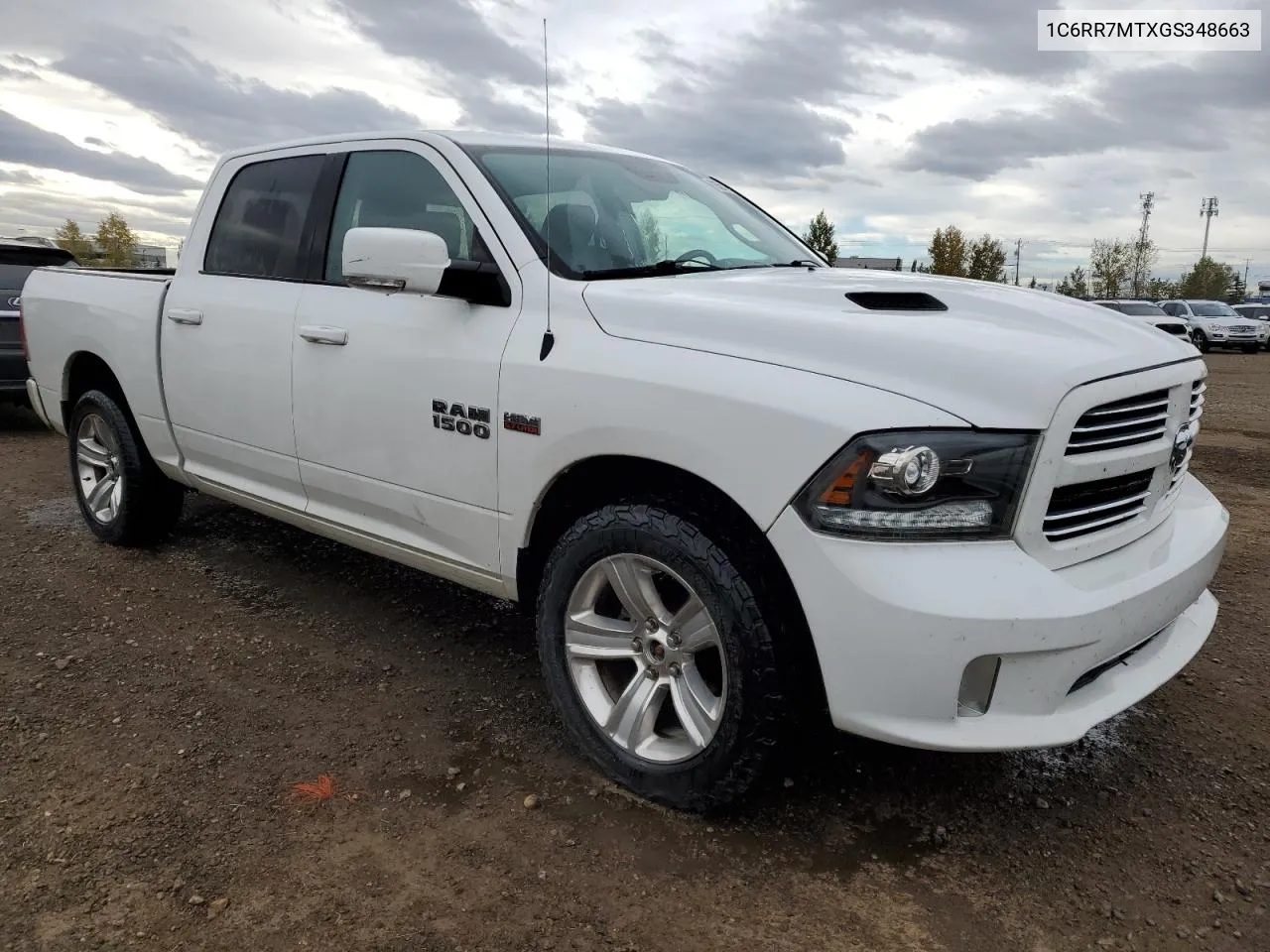 1C6RR7MTXGS348663 2016 Ram 1500 Sport