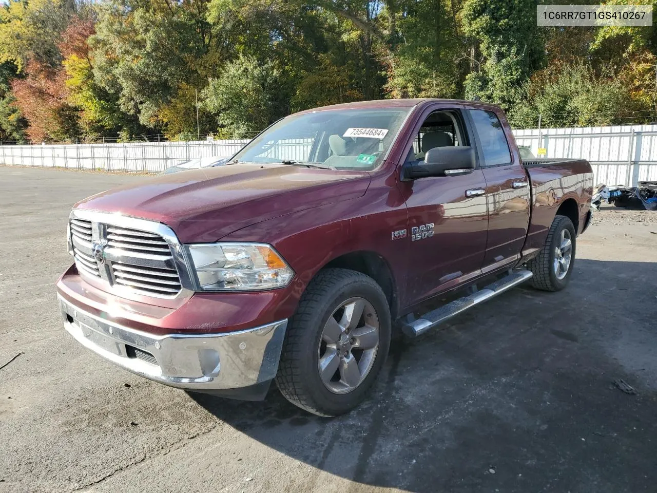 2016 Ram 1500 Slt VIN: 1C6RR7GT1GS410267 Lot: 73544684