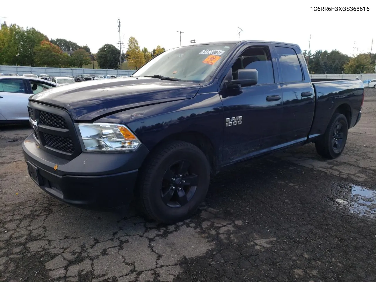 2016 Ram 1500 St VIN: 1C6RR6FGXGS368616 Lot: 73703884