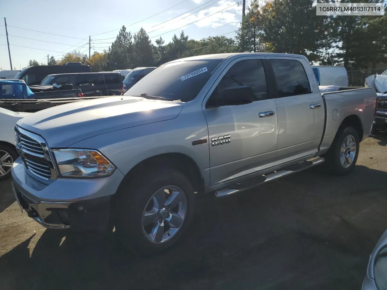 2016 Ram 1500 Slt VIN: 1C6RR7LM4GS387114 Lot: 73798804