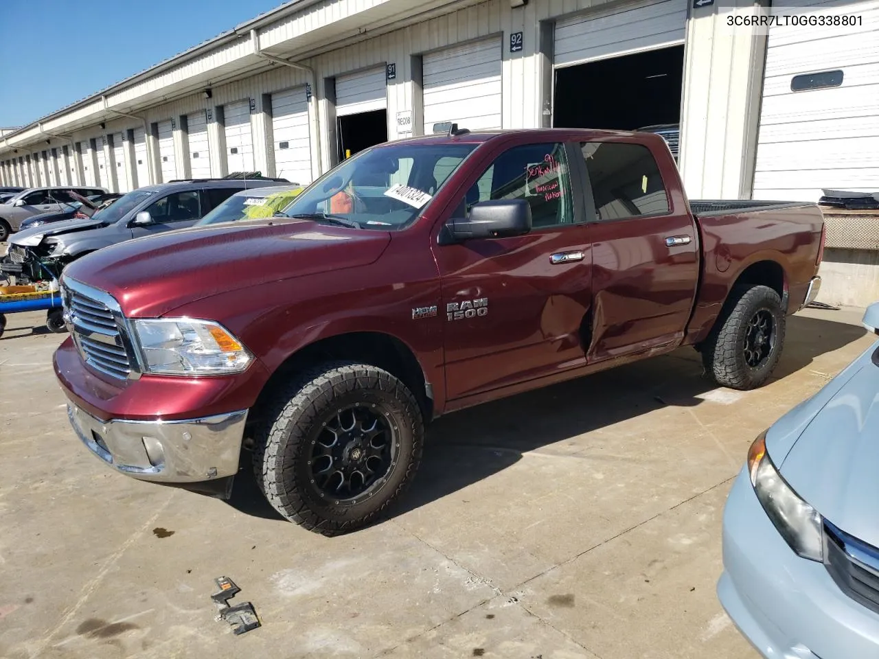 2016 Ram 1500 Slt VIN: 3C6RR7LT0GG338801 Lot: 74001324