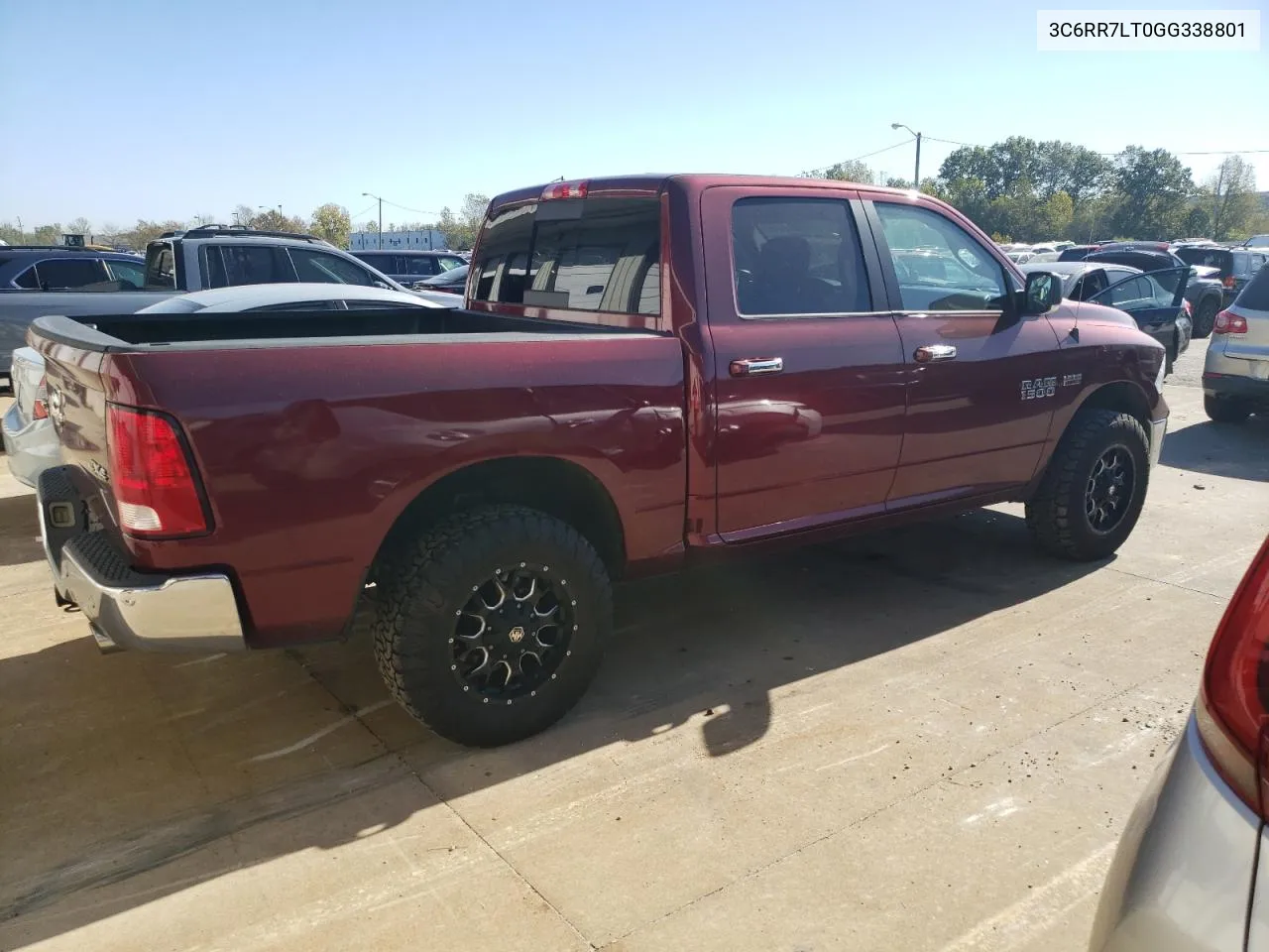 2016 Ram 1500 Slt VIN: 3C6RR7LT0GG338801 Lot: 74001324