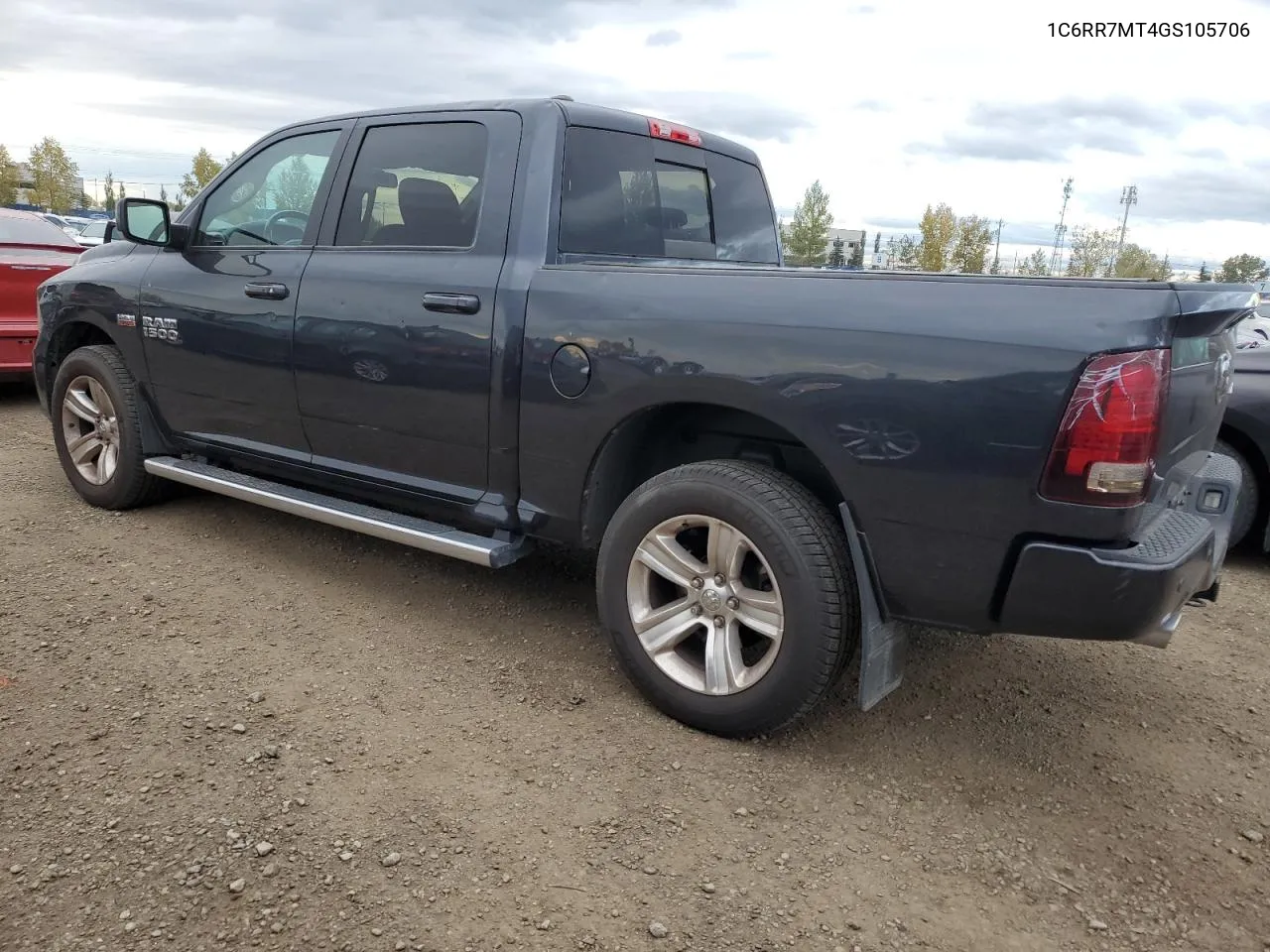 2016 Ram 1500 Sport VIN: 1C6RR7MT4GS105706 Lot: 74003384