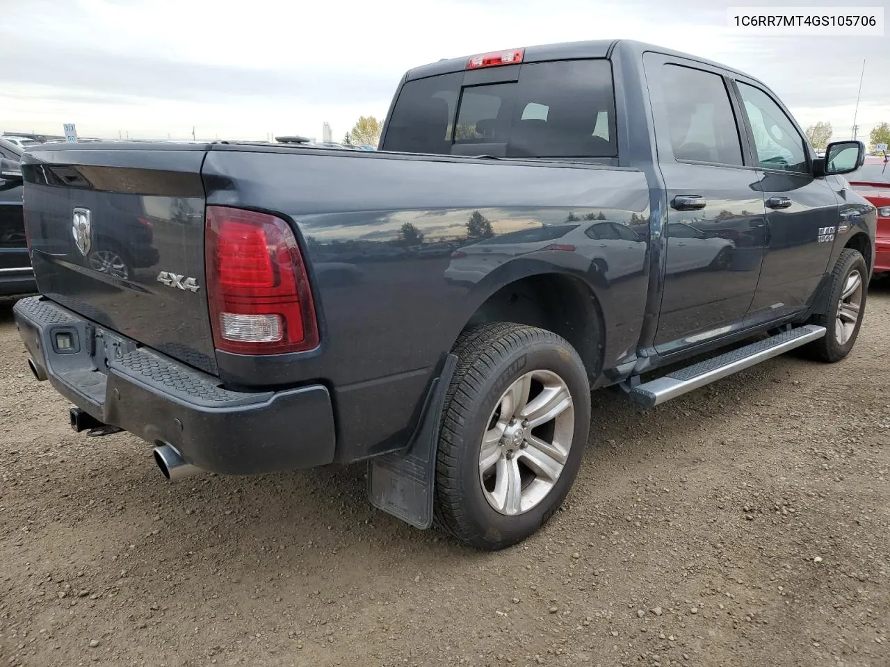 2016 Ram 1500 Sport VIN: 1C6RR7MT4GS105706 Lot: 74003384