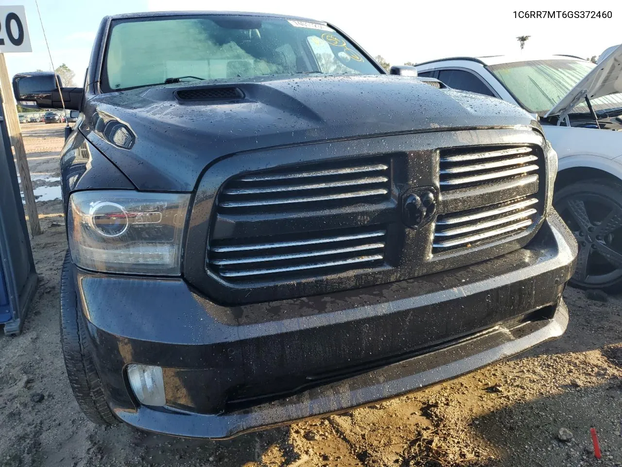 2016 Ram 1500 Sport VIN: 1C6RR7MT6GS372460 Lot: 74011234