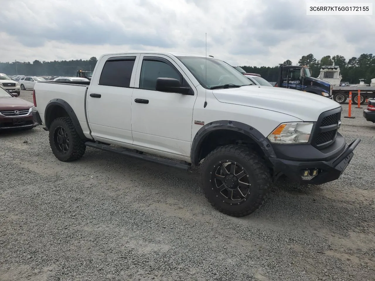 2016 Ram 1500 St VIN: 3C6RR7KT6GG172155 Lot: 74017404