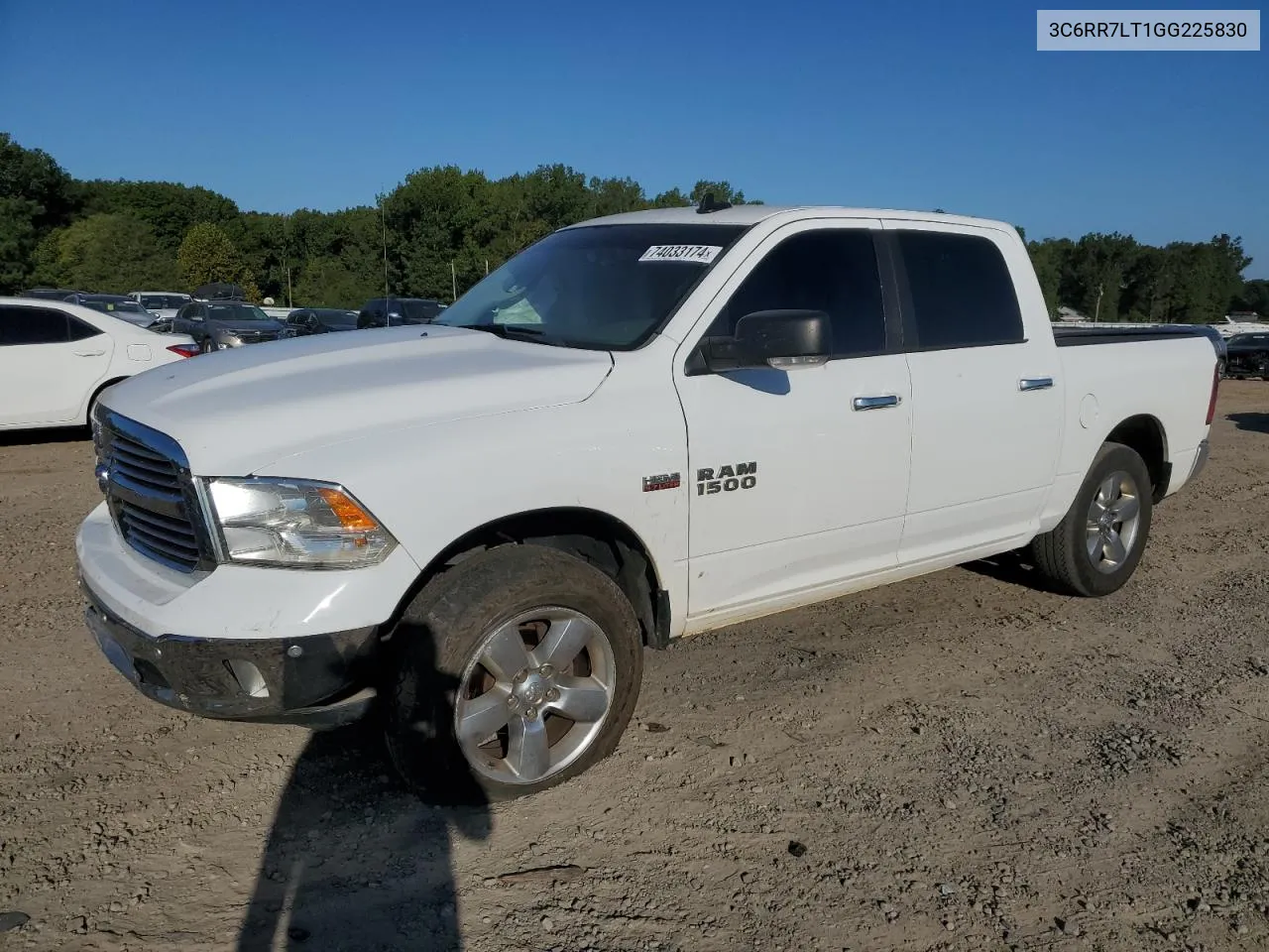 2016 Ram 1500 Slt VIN: 3C6RR7LT1GG225830 Lot: 74033174