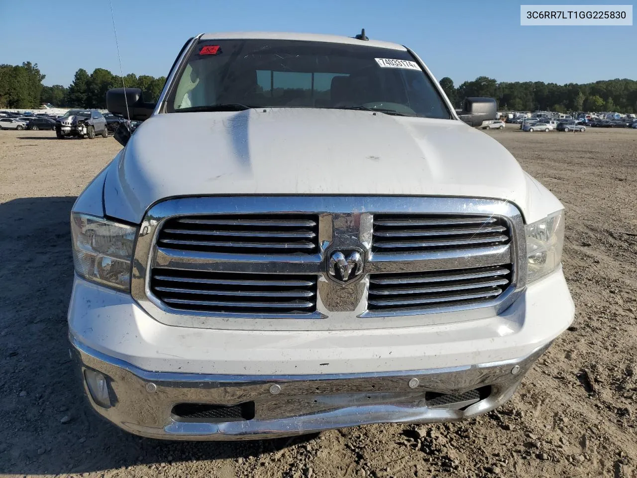 2016 Ram 1500 Slt VIN: 3C6RR7LT1GG225830 Lot: 74033174