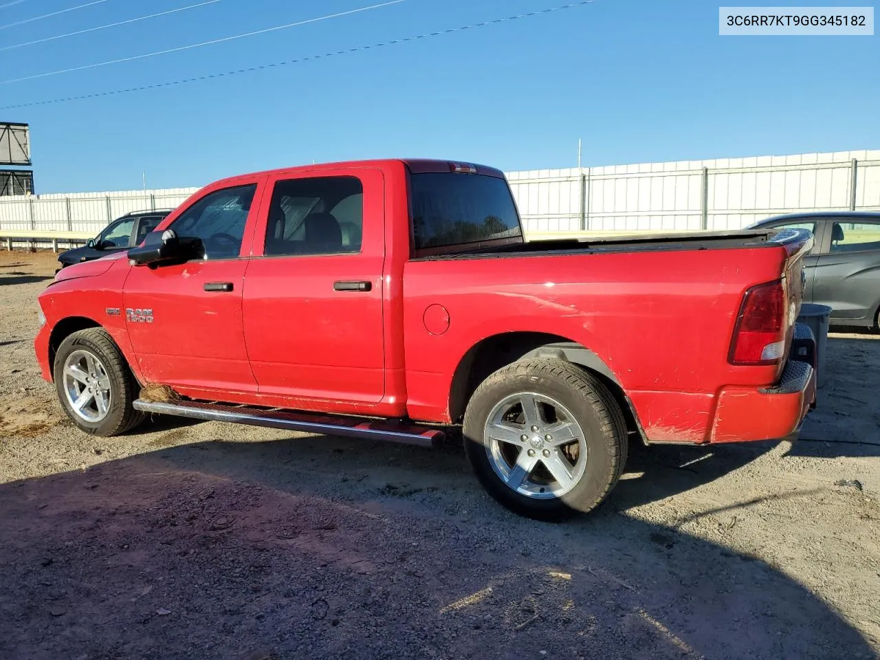 2016 Ram 1500 St VIN: 3C6RR7KT9GG345182 Lot: 74052944