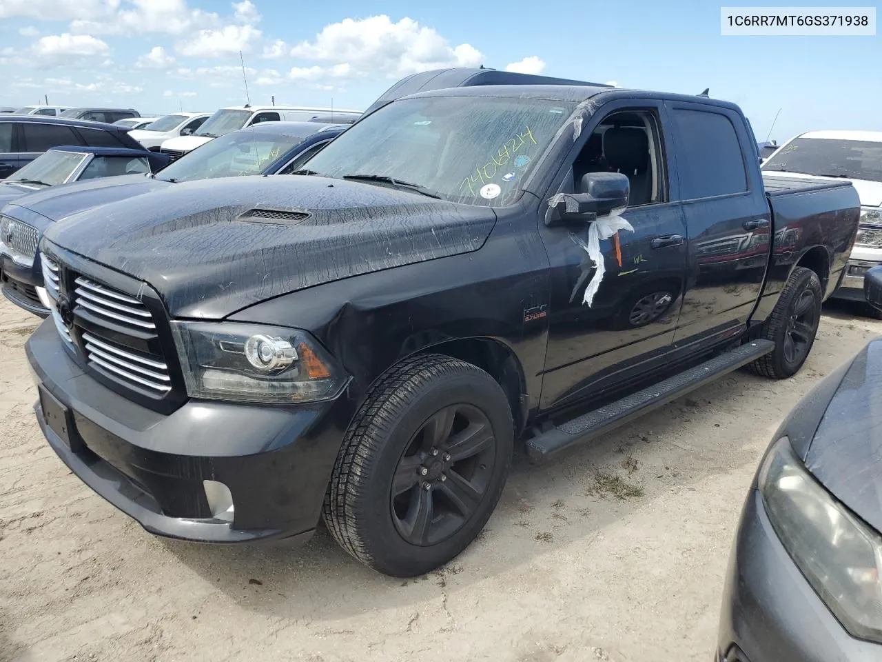 2016 Ram 1500 Sport VIN: 1C6RR7MT6GS371938 Lot: 74064214