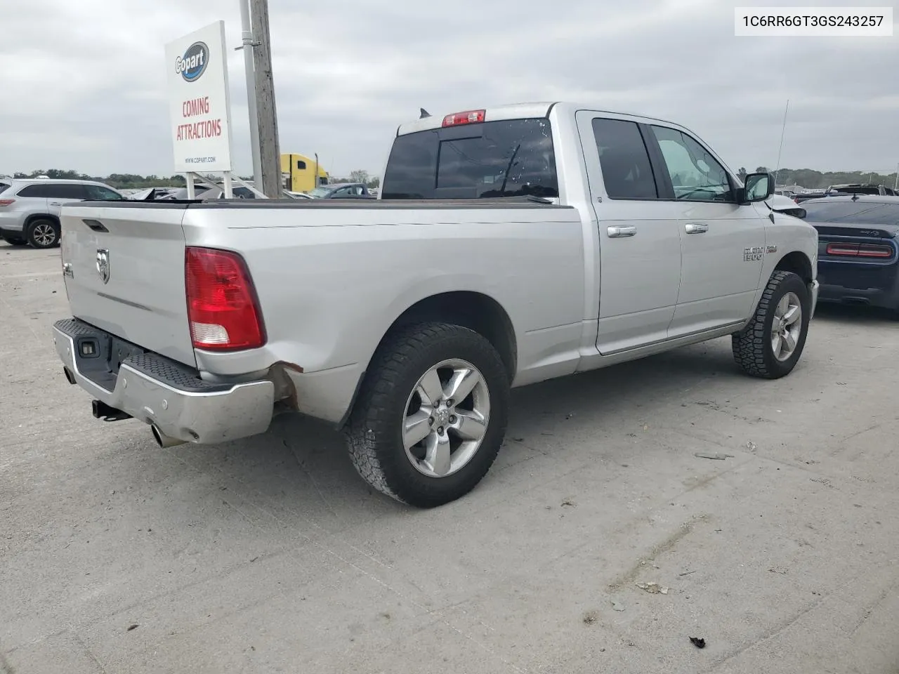 2016 Ram 1500 Slt VIN: 1C6RR6GT3GS243257 Lot: 74084284