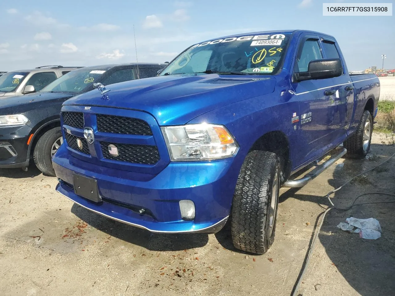 1C6RR7FT7GS315908 2016 Ram 1500 St