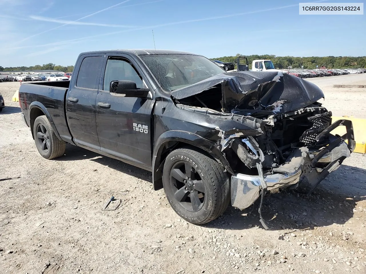 2016 Ram 1500 Slt VIN: 1C6RR7GG2GS143224 Lot: 74214994