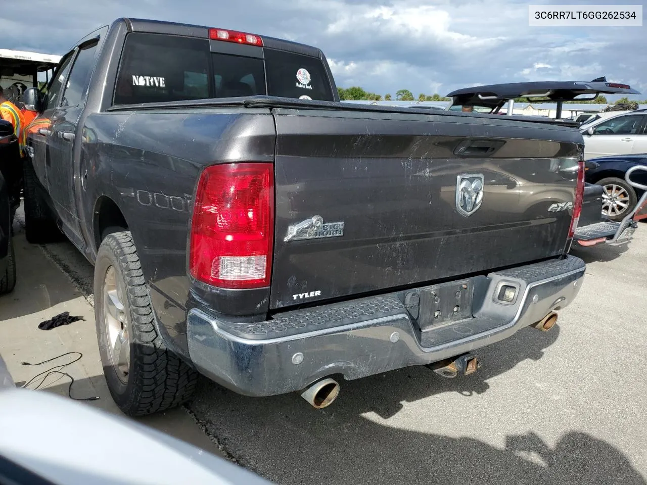 2016 Ram 1500 Slt VIN: 3C6RR7LT6GG262534 Lot: 74279794