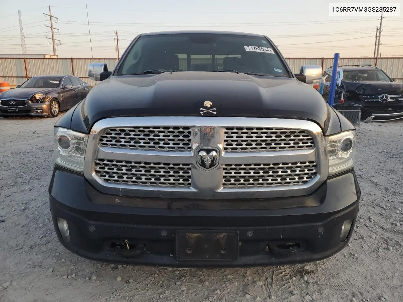 2016 Ram 1500 Laramie VIN: 1C6RR7VM3GS235287 Lot: 74283054