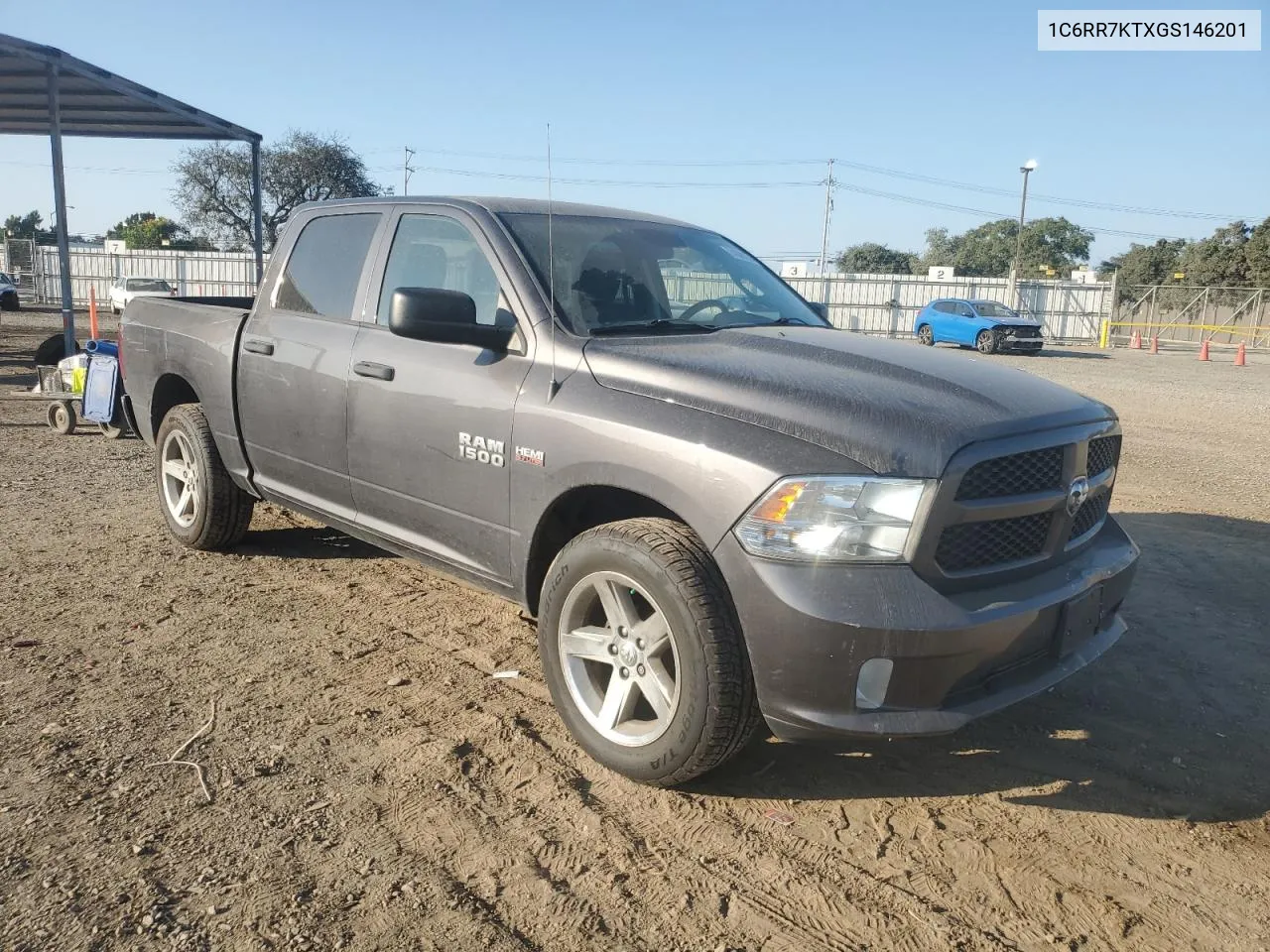 2016 Ram 1500 St VIN: 1C6RR7KTXGS146201 Lot: 74305234