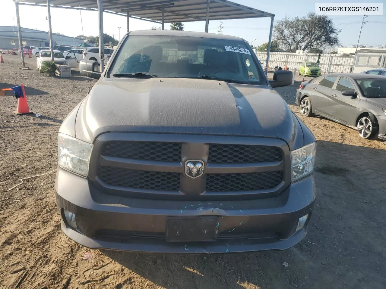 2016 Ram 1500 St VIN: 1C6RR7KTXGS146201 Lot: 74305234