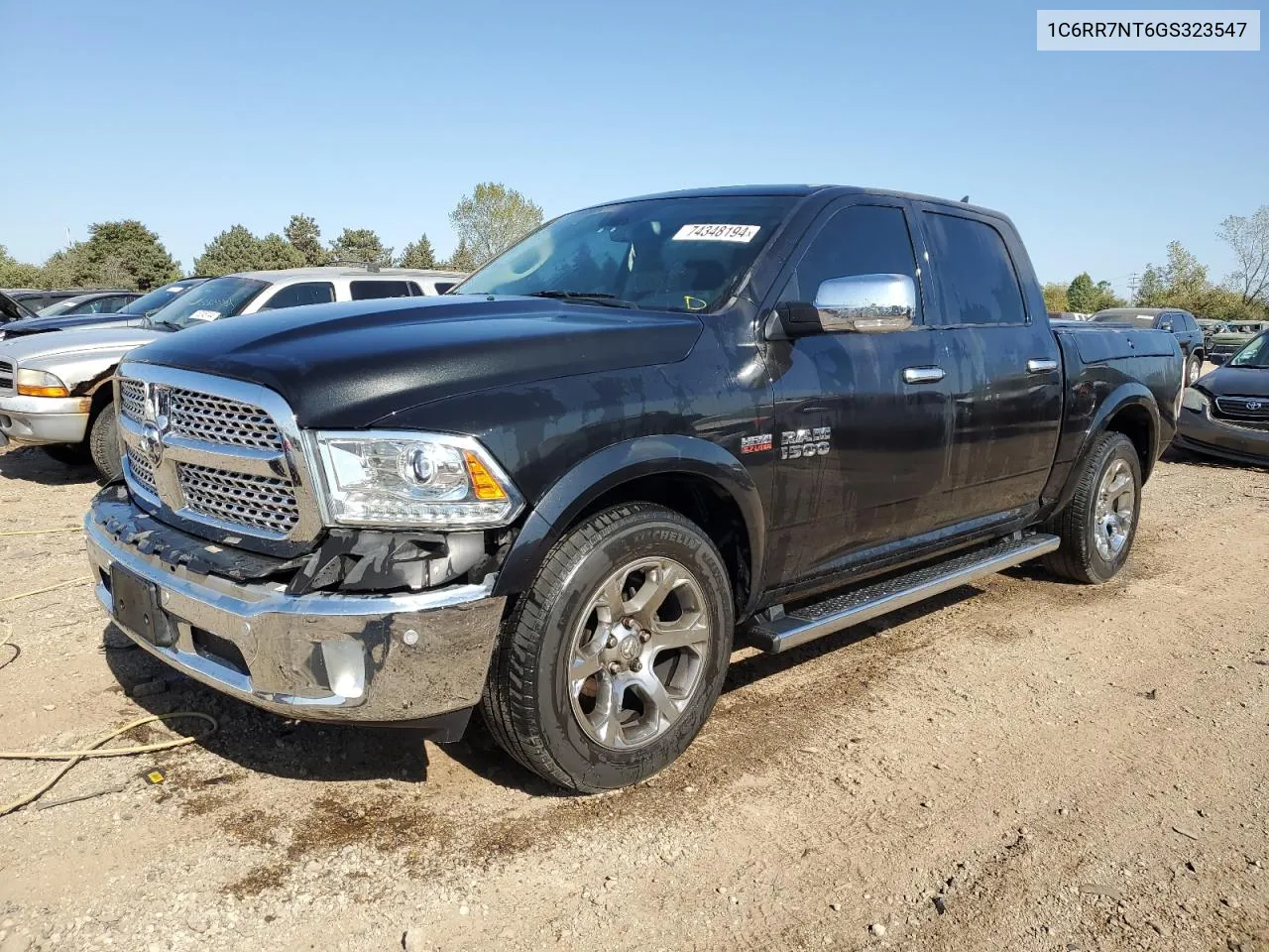 2016 Ram 1500 Laramie VIN: 1C6RR7NT6GS323547 Lot: 74348194