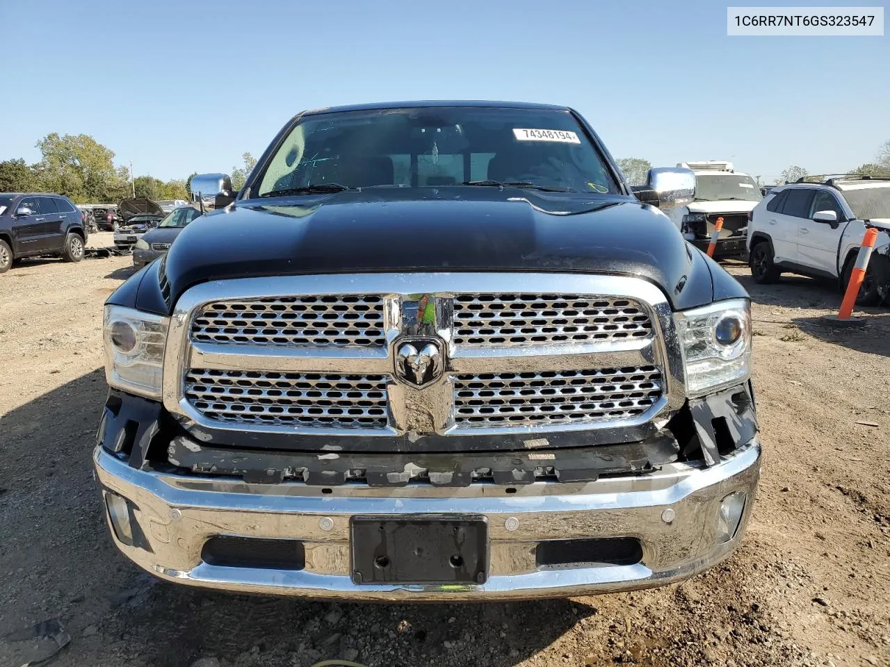 2016 Ram 1500 Laramie VIN: 1C6RR7NT6GS323547 Lot: 74348194