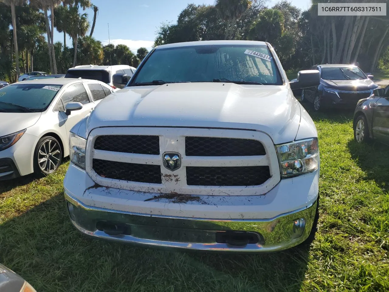 1C6RR7TT6GS317511 2016 Ram 1500 Slt