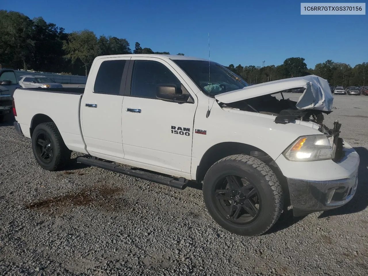 2016 Ram 1500 Slt VIN: 1C6RR7GTXGS370156 Lot: 74508574