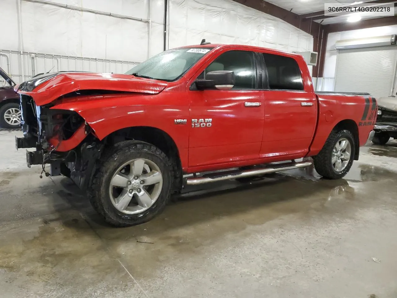 2016 Ram 1500 Slt VIN: 3C6RR7LT4GG202218 Lot: 74730674