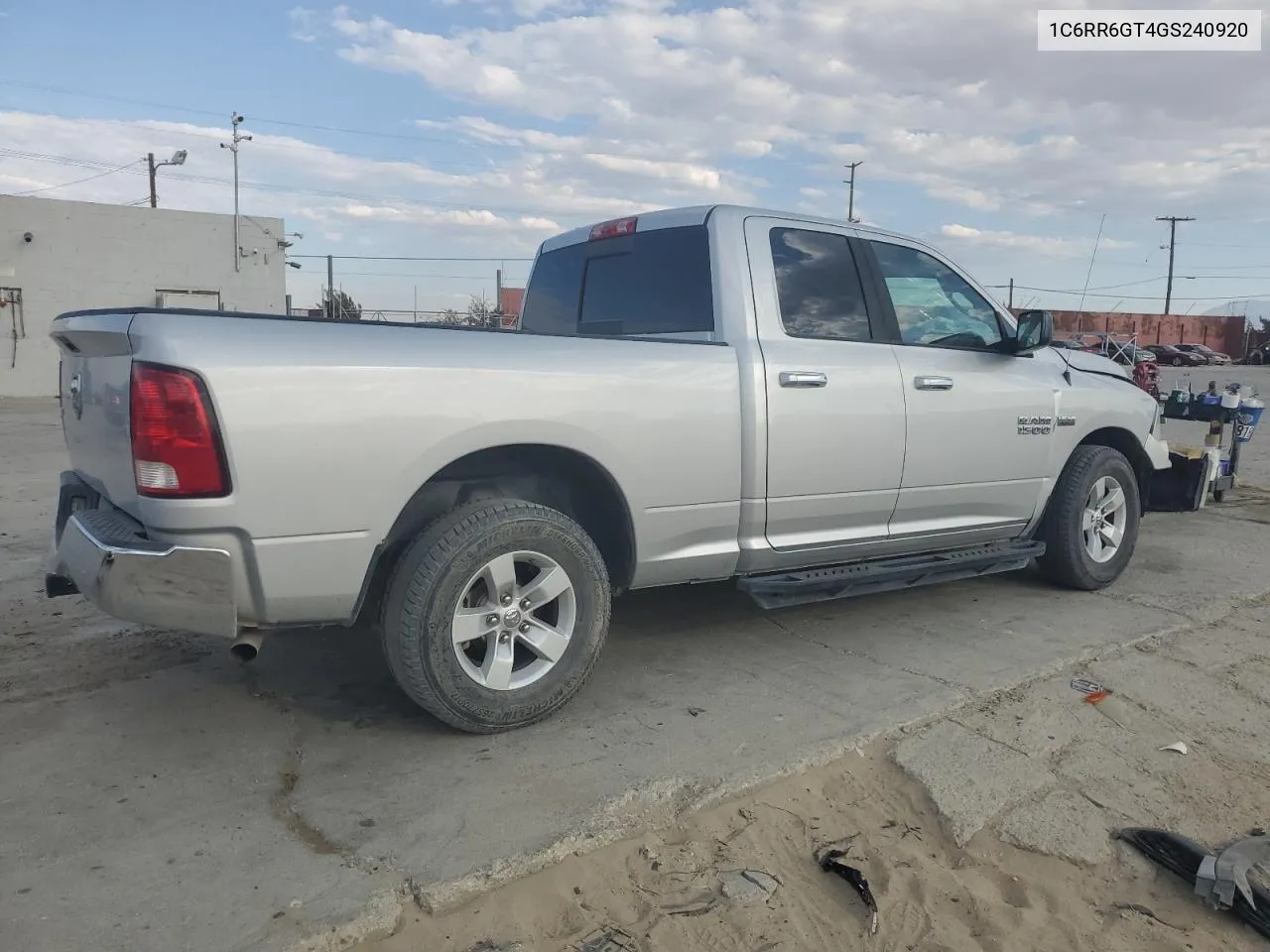 2016 Ram 1500 Slt VIN: 1C6RR6GT4GS240920 Lot: 74740174