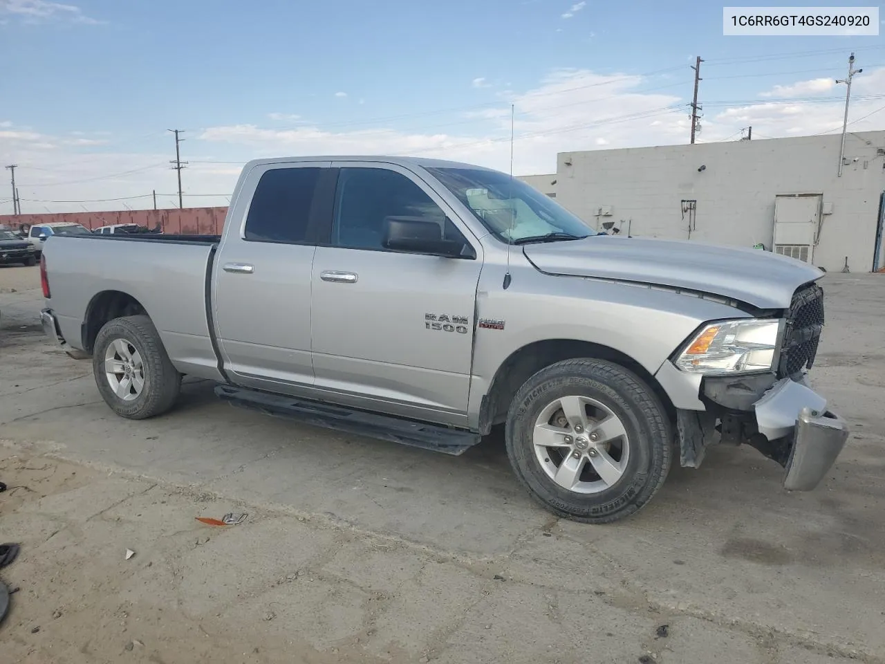 2016 Ram 1500 Slt VIN: 1C6RR6GT4GS240920 Lot: 74740174