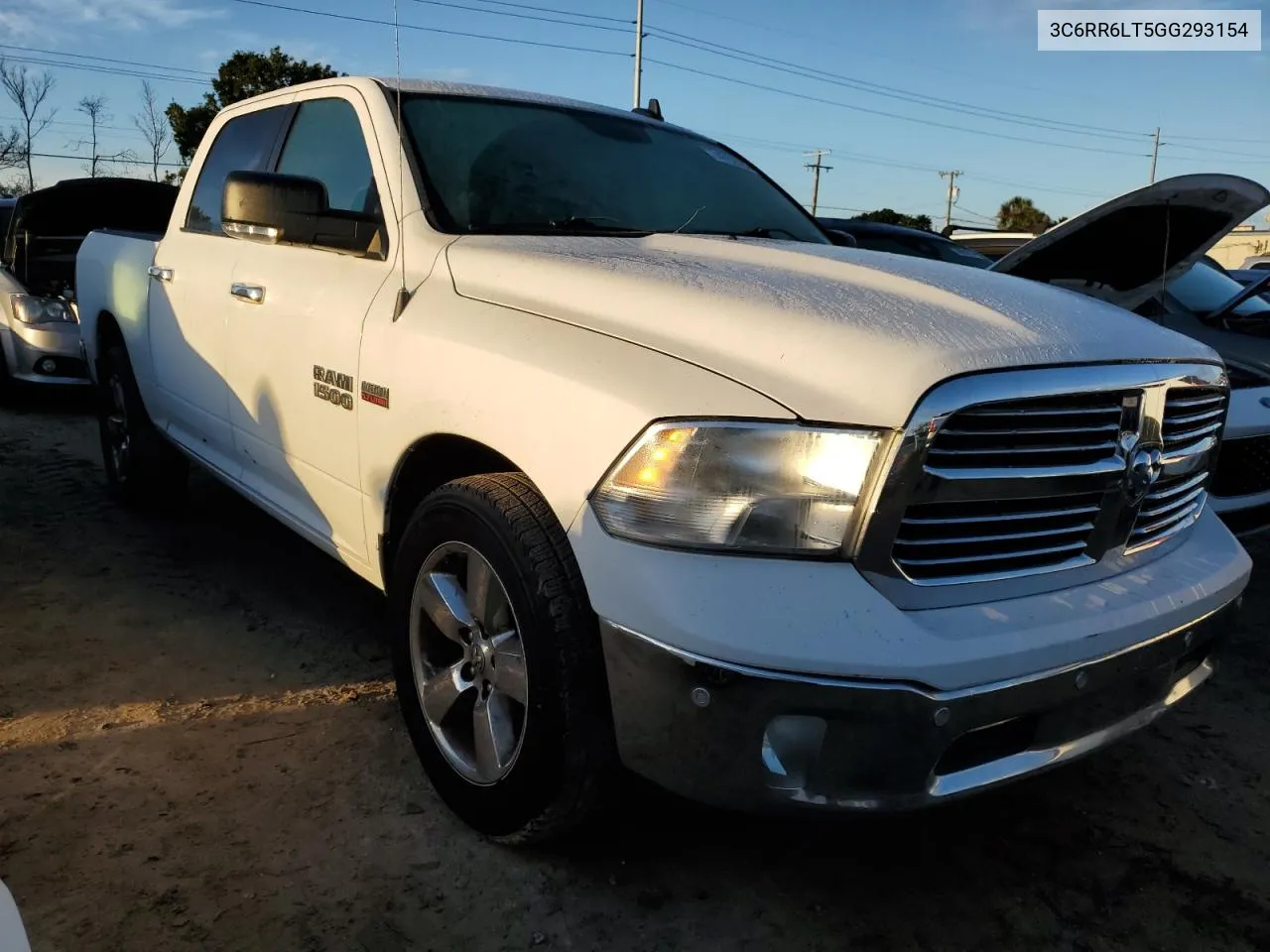 2016 Ram 1500 Slt VIN: 3C6RR6LT5GG293154 Lot: 74752694