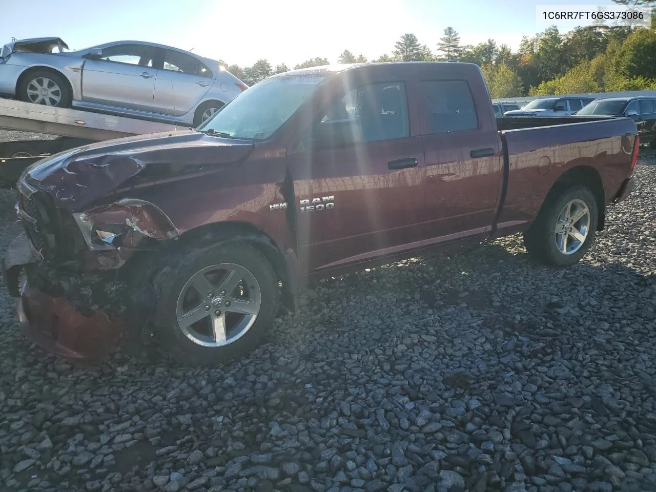 2016 Ram 1500 St VIN: 1C6RR7FT6GS373086 Lot: 74826094