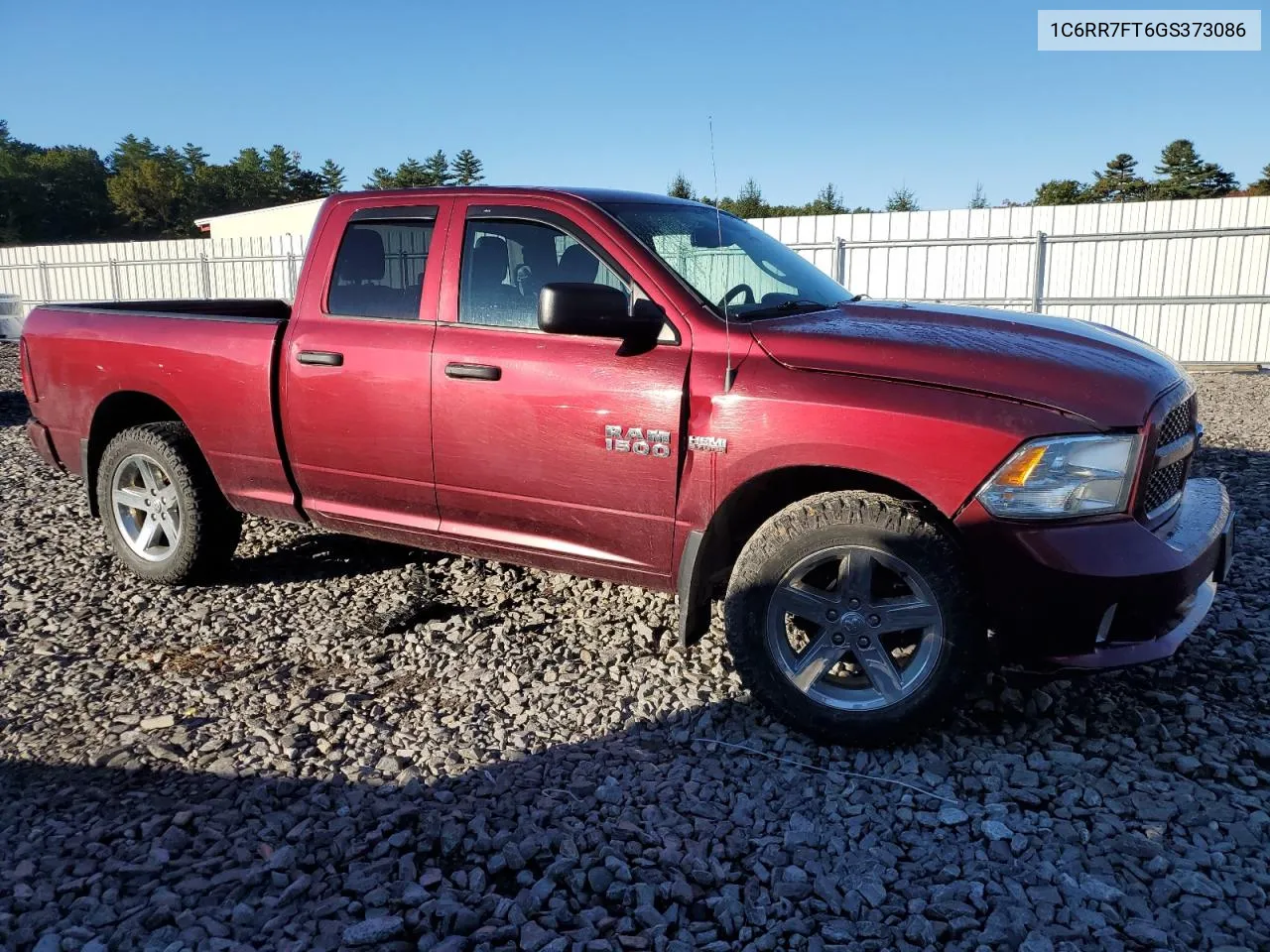 2016 Ram 1500 St VIN: 1C6RR7FT6GS373086 Lot: 74826094