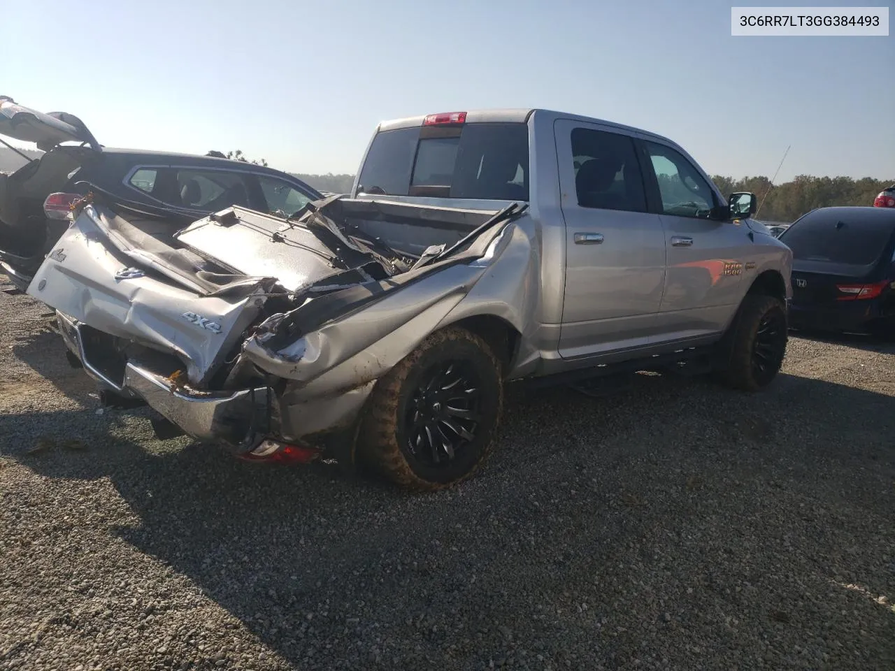 2016 Ram 1500 Slt VIN: 3C6RR7LT3GG384493 Lot: 74852274