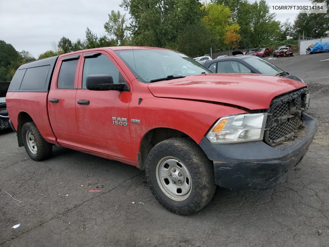 2016 Ram 1500 St VIN: 1C6RR7FT3GS214154 Lot: 74857704