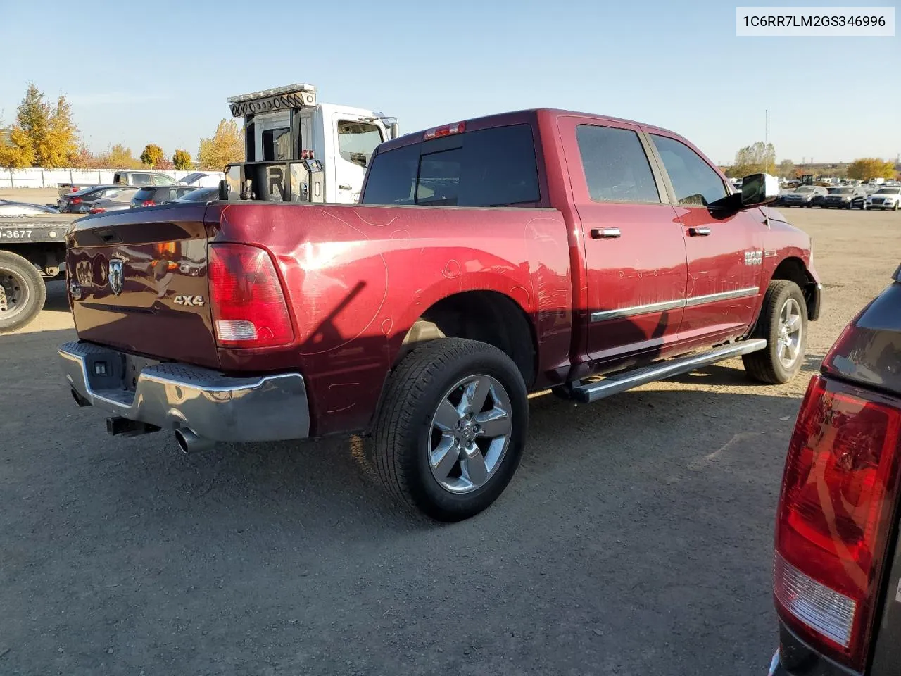 2016 Ram 1500 Slt VIN: 1C6RR7LM2GS346996 Lot: 74880424