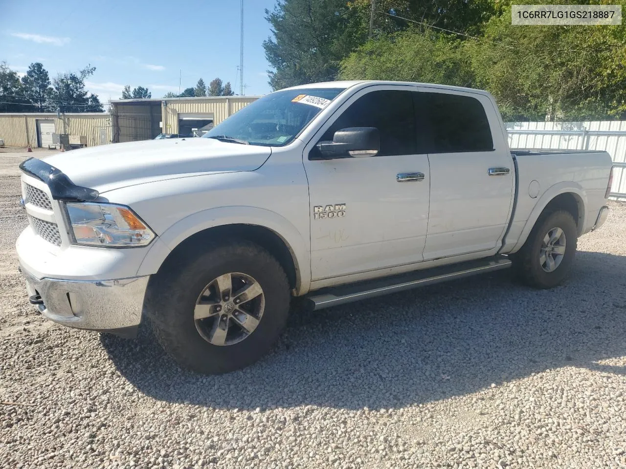 2016 Ram 1500 Slt VIN: 1C6RR7LG1GS218887 Lot: 74892604